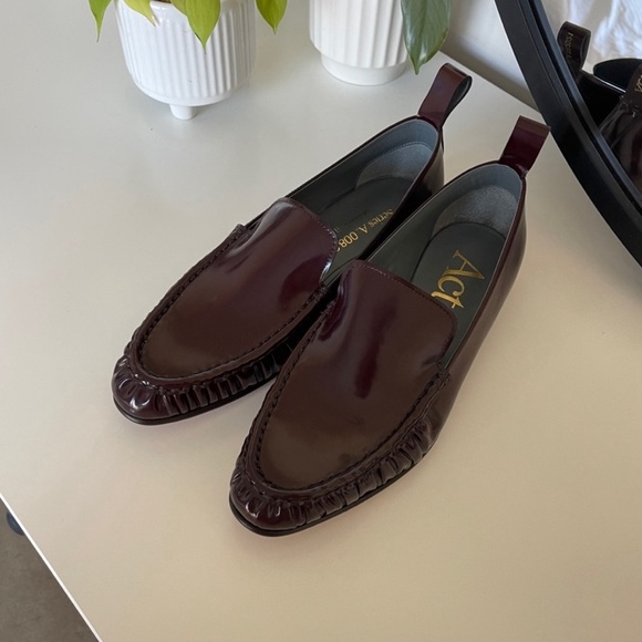 Act. Burgundy Caspar Loafers 38 - Picture 5 of 5